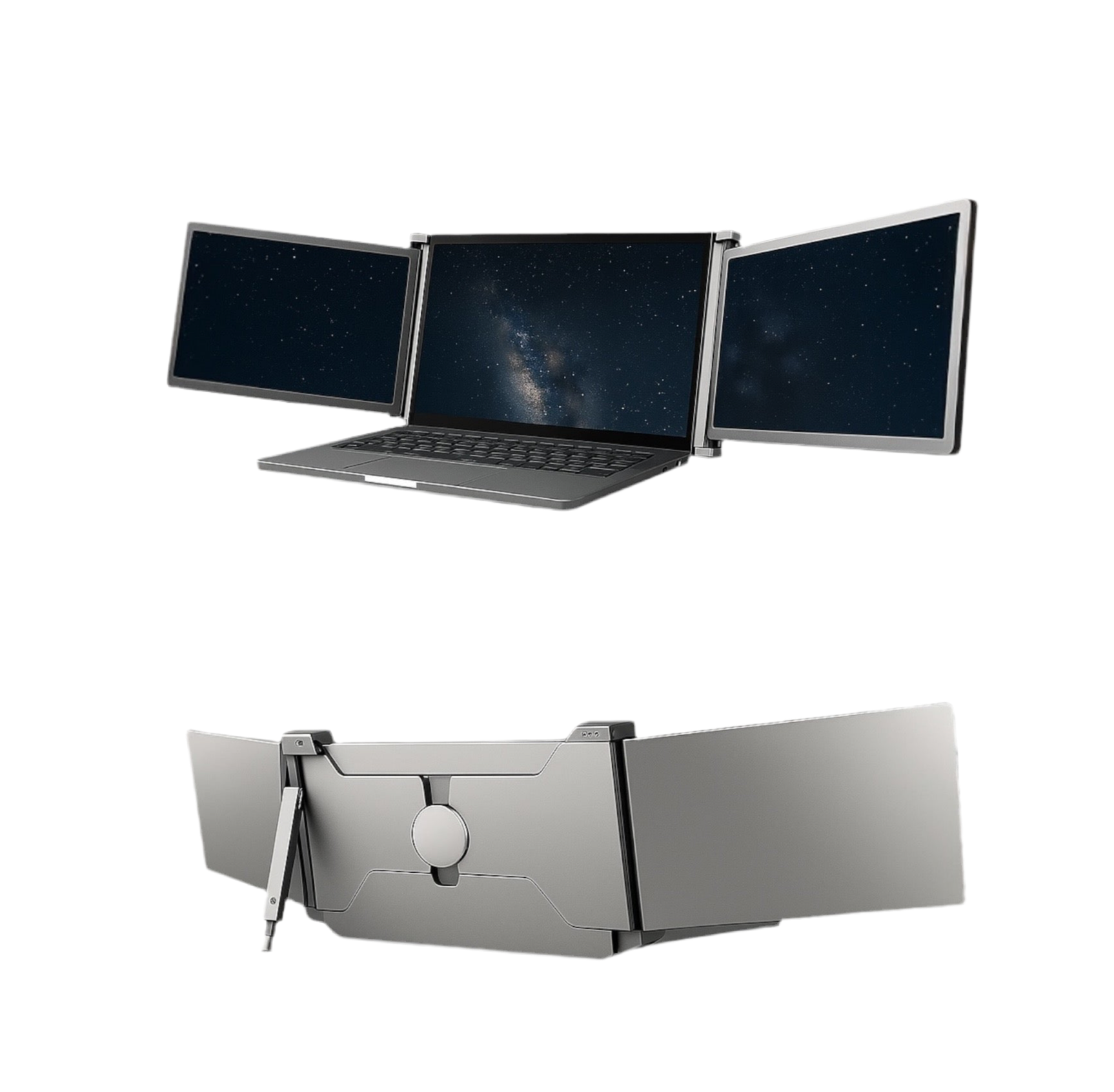 Renab Portable Monitor Tri-Screen